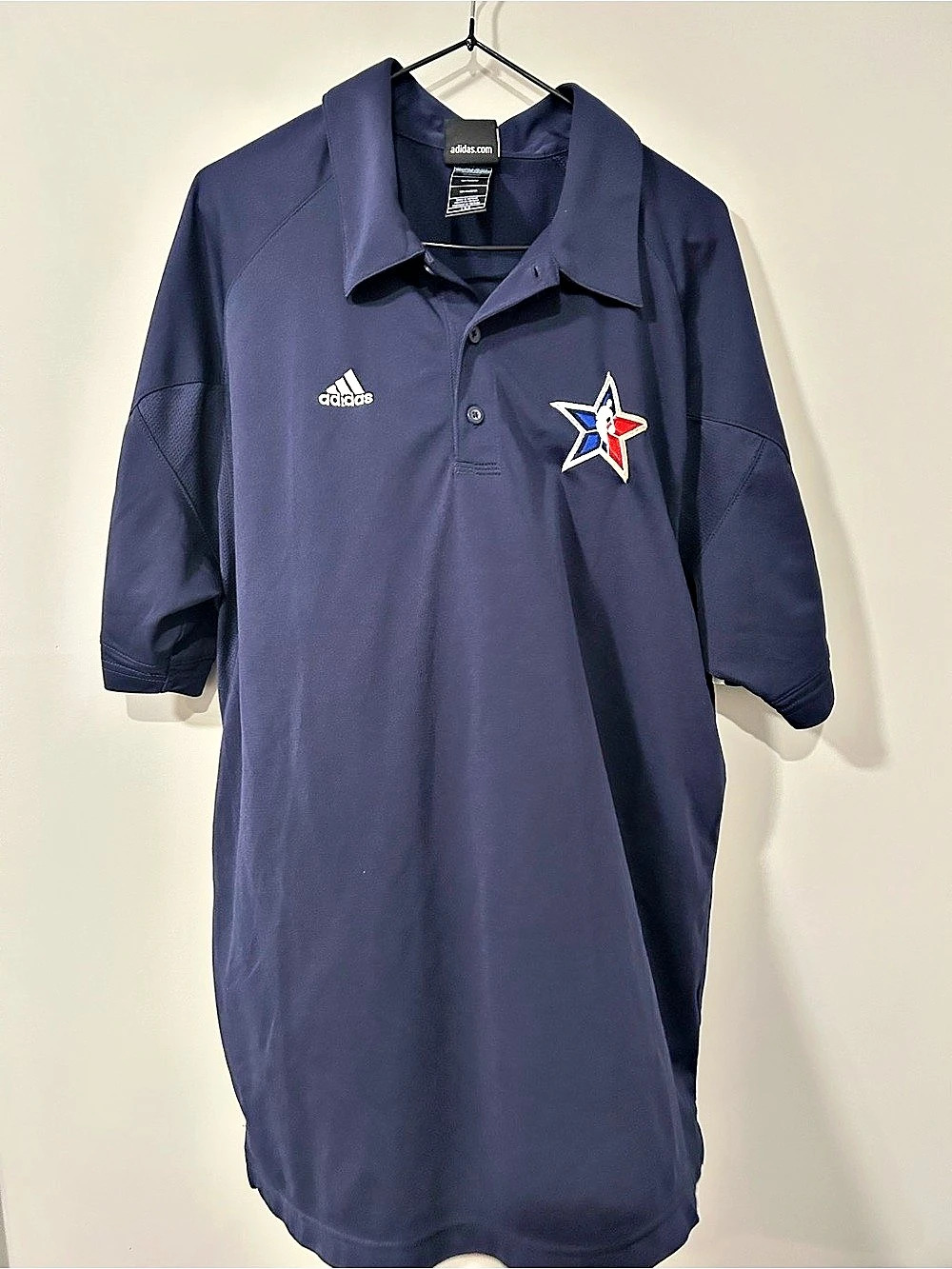 adidas NBA All-Star Game Polo Shirt Men's Blue Large